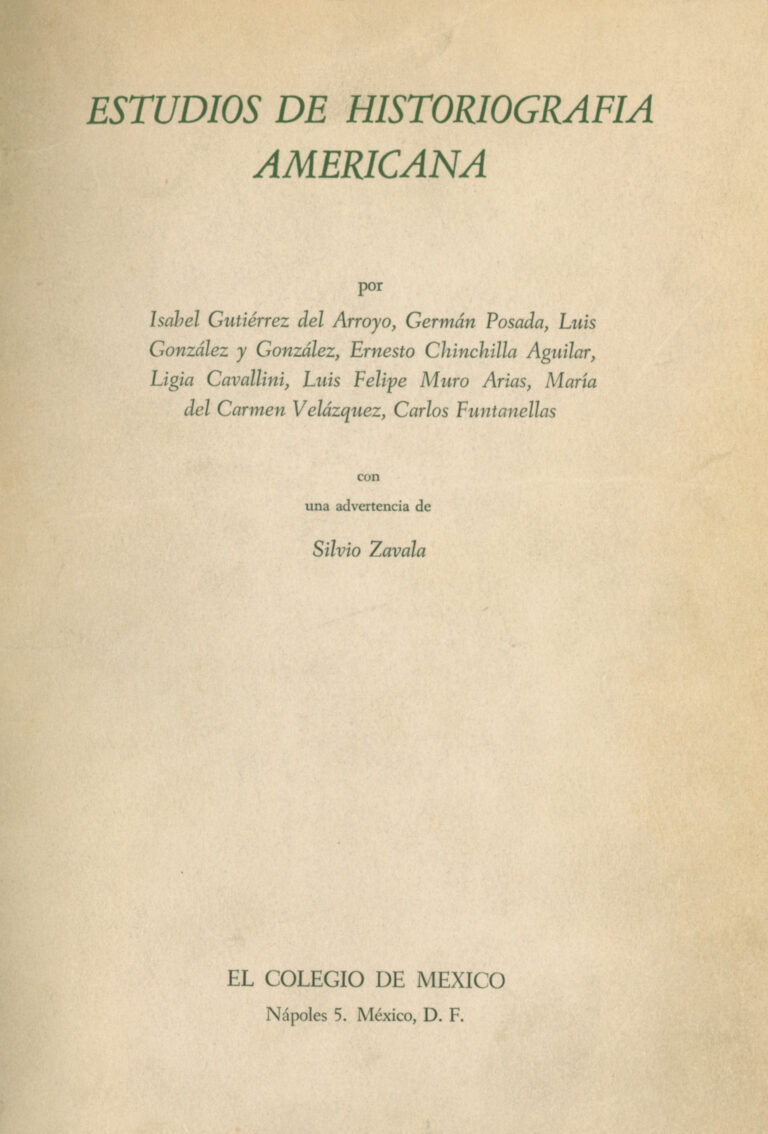 Estudios De Historiograf A Americana Direcci N De Publicaciones