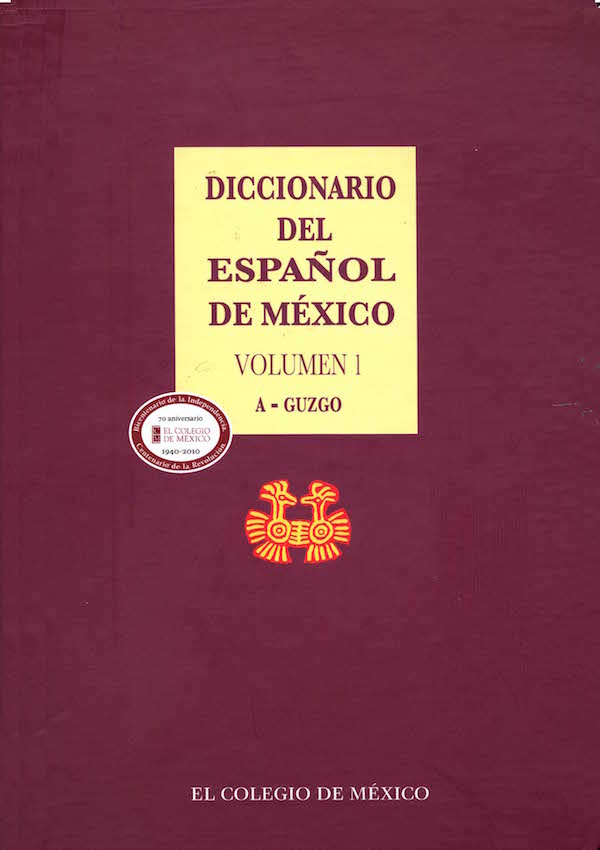 cubierta censura Seguro Diccionario del español de México - Dirección de Publicaciones
